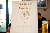 Carrie Communion 2026